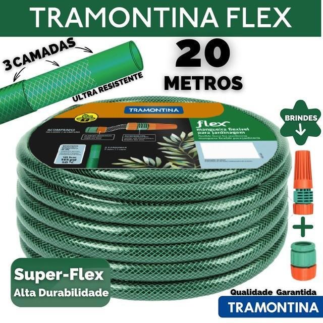 Mangueira para Jardim Tramontina 20 Metros - Kit Completo - 2