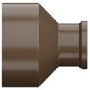 Ver imagem 1 de Bucha De Redução Soldável Longa PVC Marrom Para Tubo Água Fria De 2x3/4” Polegadas 60x25mm