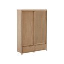 Ver imagem 2 de Guarda-Roupa 2 Portas de Correr Madeira Maciça Nest Marrom/Tauari
