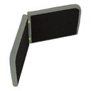 Ver imagem 3 de Cabeceira Painel Orgânico Cama Box Queen Size Aira 160cm Dobrável Bouclé Verde Menta - Desk Design