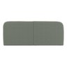 Cabeceira Painel Orgânico Cama Box Queen Size Aira 160cm Dobrável Bouclé Verde Menta - Desk Design - 4