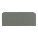 Ver imagem 4 de Cabeceira Painel Orgânico Cama Box Queen Size Aira 160cm Dobrável Bouclé Verde Menta - Desk Design