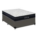 Ver imagem 1 de Cama Box com Colchão Casal Royal Air Pillow Top Molas Ensacadas Cinza Royal