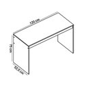 Ver imagem 2 de Mesa e Estante para Escritorio Gamer B28 Mell Preto Novam Mell Preto