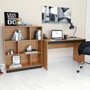 Ver imagem 7 de Mesa e Estante para Escritorio Gamer B28 Mell Preto Novam Mell Preto