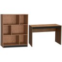 Ver imagem 1 de Mesa e Estante para Escritorio Gamer B28 Mell Preto Novam Mell Preto