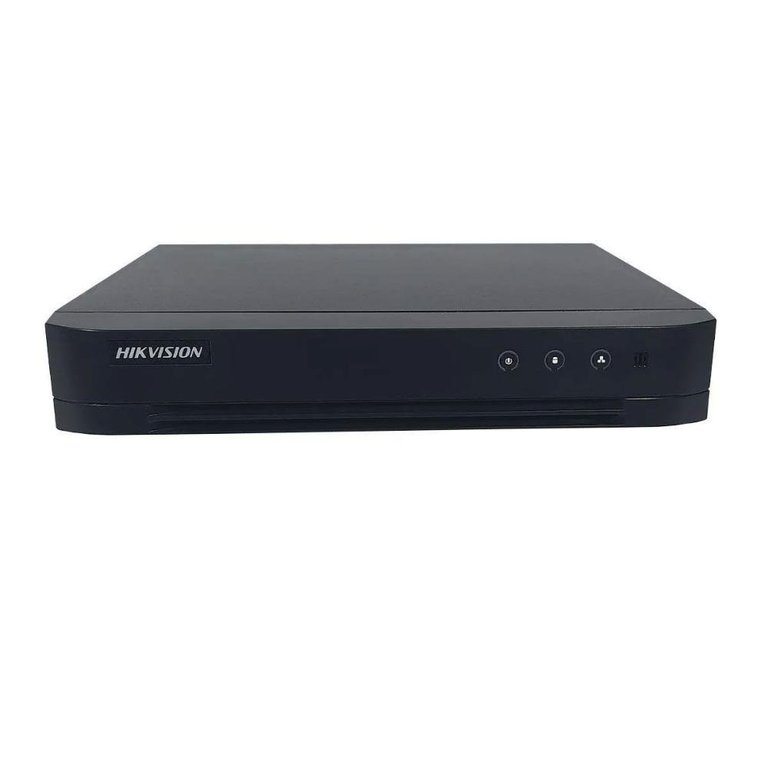 Dvr 4 Canais Hikvision Acusense - Stand Alone - Full Hd - Ip, Hdcvi, Hdtvi, Ahd, Cvbs e Analógica