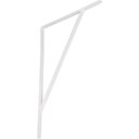 Ver imagem 5 de Suporte Braço Parede Mão Francesa Branca 40x25mm Tradestar