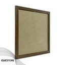 Ver imagem 2 de Kit 5 Molduras 15x15cm com Acetato e Fundo para Quadros Diplomas Certificados Fotos Cor:tabaco