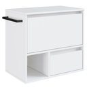 Ver imagem 1 de Gabinete para Banheiro 01 Porta 01 Gaveta 60cm Branco Proddy