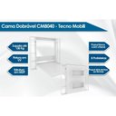 Ver imagem 2 de Cama Dobrável Cm8040 Branco - Tecno Mobili