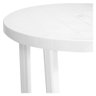 Mesa Redonda de Plástico para 4 Cadeiras Branca - 4