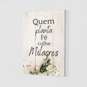 Ver imagem 3 de Placa Decorativa Fé e Religião - Frases Religiosas - 30x45cm