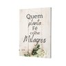 Placa Decorativa Fé e Religião - Frases Religiosas - 30x45cm - 1