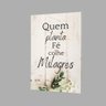Placa Decorativa Fé e Religião - Frases Religiosas - 30x45cm - 2