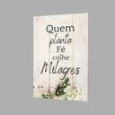 Ver imagem 2 de Placa Decorativa Fé e Religião - Frases Religiosas - 30x45cm