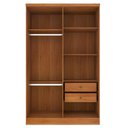 Ver imagem 6 de Conjunto Infantil com Guarda Roupa e Cômoda Harmonia Yescasa Bege/Cinamomo/Off White