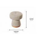 Ver imagem 3 de Puff Estofado Confortável Madeira Maciça Base Laminada Bloom Espresso Móveis
