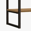 Ver imagem 5 de Nicho Kappesberg Industrial 2 Prateleiras 60x72cm Freijó/preto Fosco