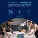 Ver mais imagens de Colchão Sonos Sense Purotex Queen Ortopédico Espuma D28 158x198x19 a Vácuo