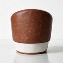 Ver imagem 7 de Poltrona Redonda Confortável Capri Compose Bouclé Corino Luxuosa p/ Sala Recepção Hall Consultório: 