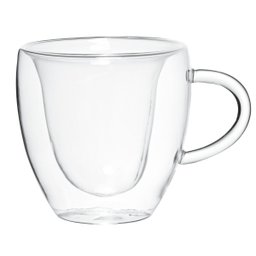 Dupla de Xicaras Coração 250ml Parede Dupla Mimo Style - 1