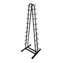 Ver imagem 3 de Torre Suporte + Halteres Emborrachados Pares de 1 a 10kg