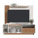 Ver imagem 6 de Rack com Painel Ripado para TV até 65 Polegadas 195CMX182,5cm Arizona Arkansas