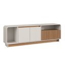 Ver imagem 7 de Rack com Painel Ripado para TV até 65 Polegadas 195CMX182,5cm Arizona Arkansas