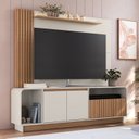 Ver imagem 1 de Rack com Painel Ripado para TV até 65 Polegadas 195CMX182,5cm Arizona Arkansas