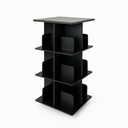 Ver imagem 2 de Estante Giratória para 150 Livros 3 Andares