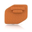 Ver imagem 5 de Sofá 4 Lugares Orgânico com Chaise e 3 Módulos Berlim bouclê Caramelo-off White K01 - D'Rossi