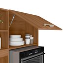 Ver imagem 5 de Armario de Cozinha Piatã com 7 Portas e 3 Gavetas 190 Cm Ipe/ripado