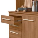 Ver imagem 6 de Armario de Cozinha Piatã com 7 Portas e 3 Gavetas 190 Cm Ipe/ripado
