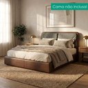 Ver imagem 7 de Cabeceira Queen 160 cm Malu com Frame Linho Tca 208 Corino Tcs 721 Peer