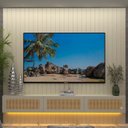 Ver imagem 6 de Estante Ripado para TV até 84 Polegadas com LED 100% MDF 230CMX250CM Majestade Native