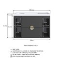 Ver mais imagens de Gabinete para Banheiro Suspenso com Cuba Yescasa