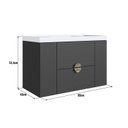 Ver imagem 3 de Gabinete para Banheiro Suspenso com Cuba Yescasa