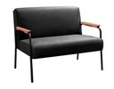 Ver imagem 1 de Namoradeira Jade Cor:Veludo Preto 410