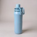 Ver imagem 1 de Garrafa Térmica Tr-122 650ml da Virginia Inox Hydra com Capa Protetora Academia Fitness Vyta:Azul Cl