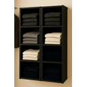 Ver imagem 3 de Closet Nicho Estante Sapateira Supenso de Parede Aberto Madeira Mdf:preto