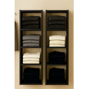 Ver imagem 4 de Closet Nicho Estante Sapateira Supenso de Parede Aberto Madeira Mdf:preto