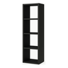 Closet Nicho Estante Sapateira Supenso de Parede Aberto Madeira Mdf:preto - 2