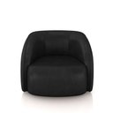 Ver imagem 7 de Kit 2 Poltronas Decorativas Sala de Estar Clarke Pu Preto Manchado G45 - Gran Belo
