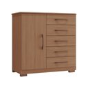 Ver imagem 1 de Comoda Itaipú New 1 Porta e 5 Gavetas 100% em Mdf Tuboarte