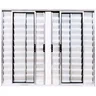 Janela de Aluminio Veneziana 6 Folhas sem Grade Linha Leve:1,00 X 1,20/brilhante - 1