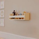 Ver imagem 1 de Prateleira Porta Brinquedo Bege Claro 70 X 12cm Suporte Invisivel