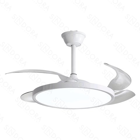 Pendente com Ventilador Ø50cm 36w Led Dimerizável Bivolt Temperatura Variável 2700k a 6500k