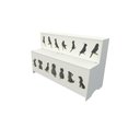 Ver imagem 4 de Expositor de Ração Pet Box Kids 14 Divisões (cães, Gatos) Vetorial Móveis