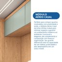 Ver imagem 7 de Armário Aéreo Modulado Casal 2 Portas Infinity